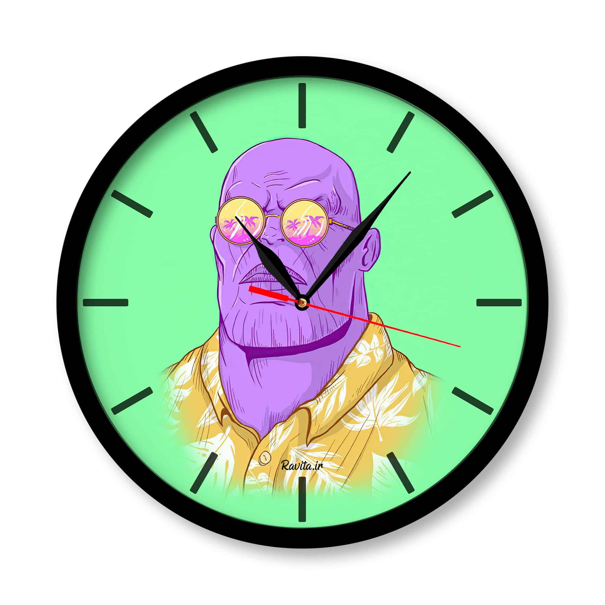 ساعت‌ دیواری راویتا طرح انتقام‌جویان کد 3373