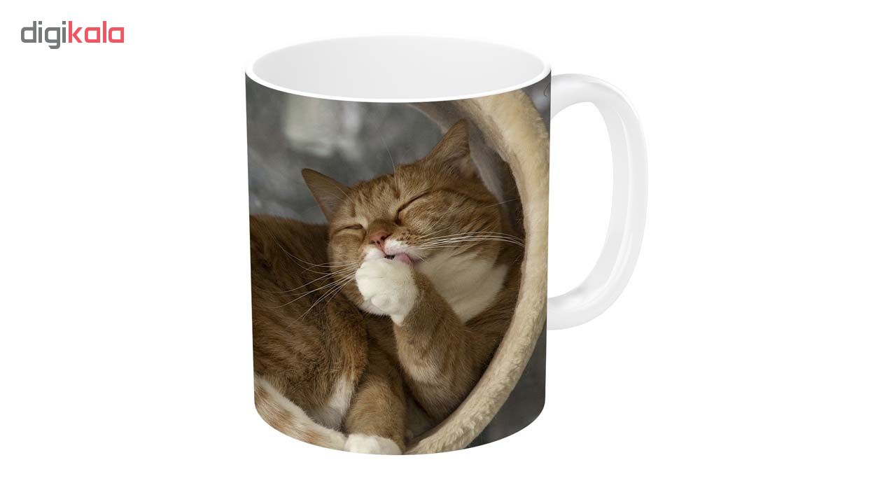 ماگ طرح گربه مدل NI028
