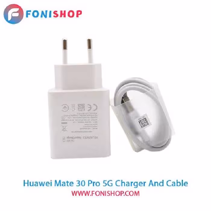 کابل و شارژر سوپر فست شارژ اصلی هوآوی Huawei Mate 30 Pro 5G