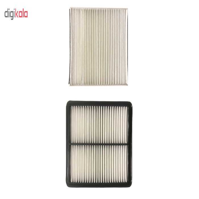 فیلتر کابین خودرو آرو مدل 13178 مناسب برای برلیانس H330 به همراه فیلتر هوا