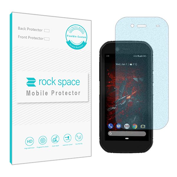 گلس کاترپیلار S42 مدل نانو هیدروژل مات آنتی بلو برند راک اسپیس کد S