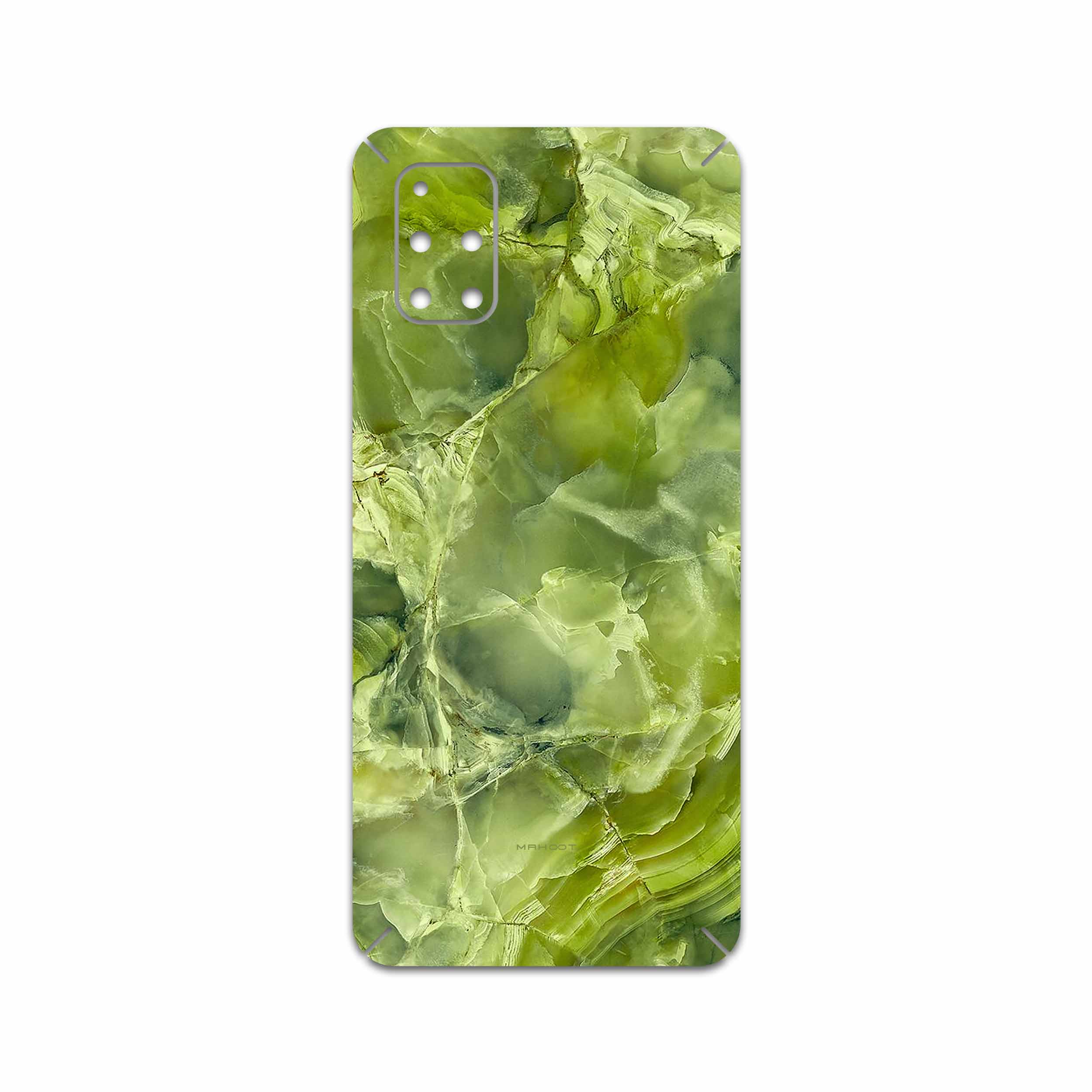 برچسب پوششی ماهوت مدل Green Crystal Marble مناسب برای گوشی موبایل سامسونگ Galaxy M51