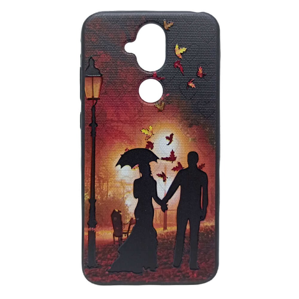 کاور طرح عروس و داماد مدل Happy مناسب برای گوشی موبایل نوکیا 8.1 / X7 / 7.1 Plus