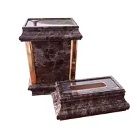 ست سطل و جای دستمال طرح استونیت 