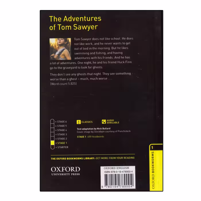 کتاب Oxford Bookworms The Adventures اثر Mark Twain انتشارات الوندپویان