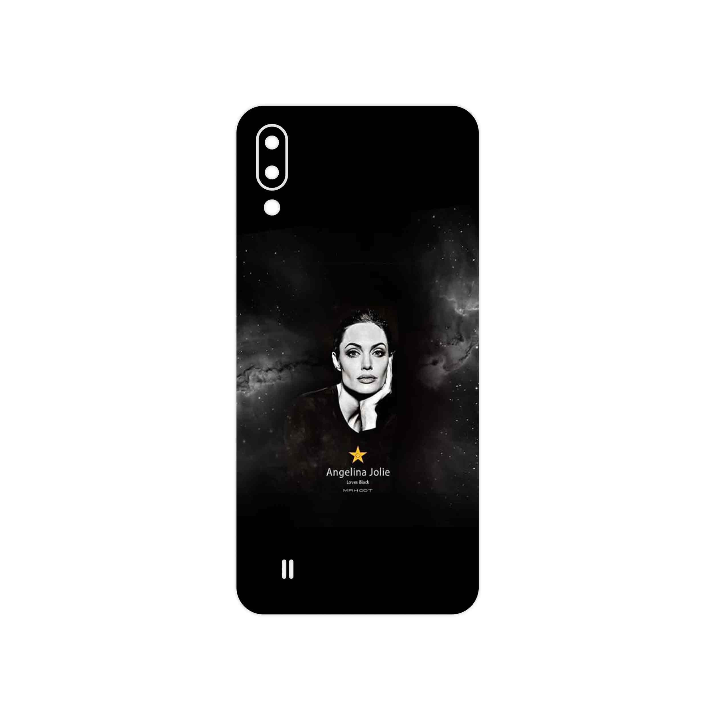 برچسب پوششی ماهوت مدل Angelina Jolie مناسب برای گوشی موبایل سامسونگ Galaxy M10