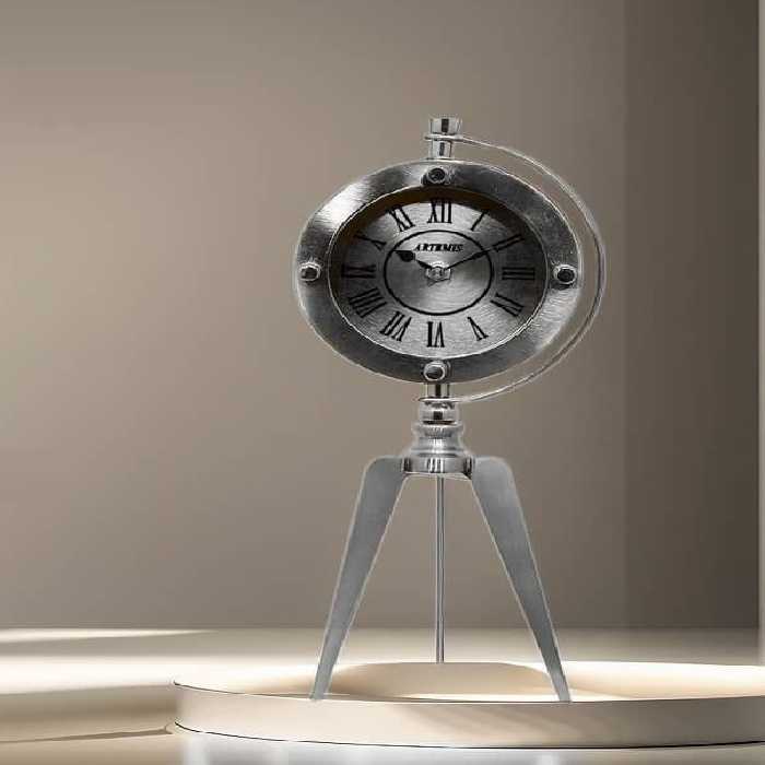 ساعت رومیزی آرتمیس کد 30300 Silver A نقره ای (بزرگ)