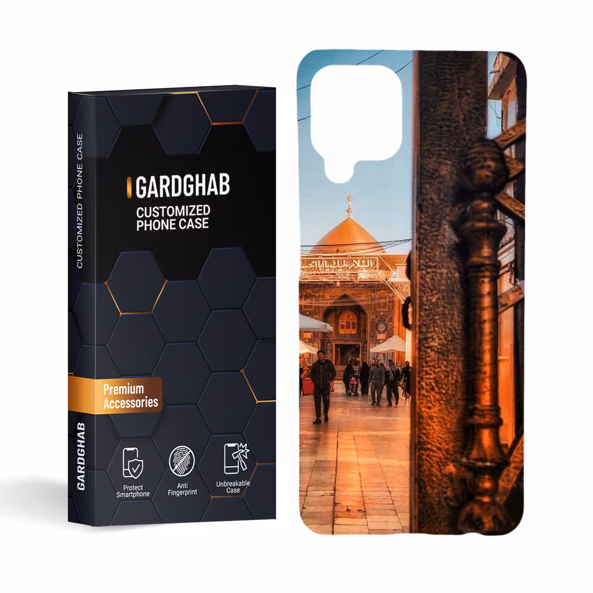 کاور گارد قاب مدل مذهبی مناسب برای گوشی موبایل سامسونگ galaxy a22 4g