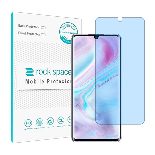 گلس شیائومی Mi Note 10 Pro مدل نانو هیدروژل آنتی بلو برند راک اسپیس کد 4071S