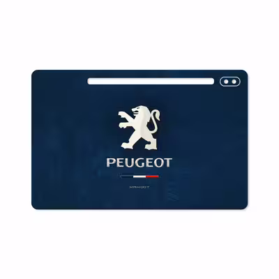 برچسب پوششی ماهوت مدل Peugeot-Logo مناسب برای تبلت سامسونگ Galaxy Tab S6 2019 SM-T865