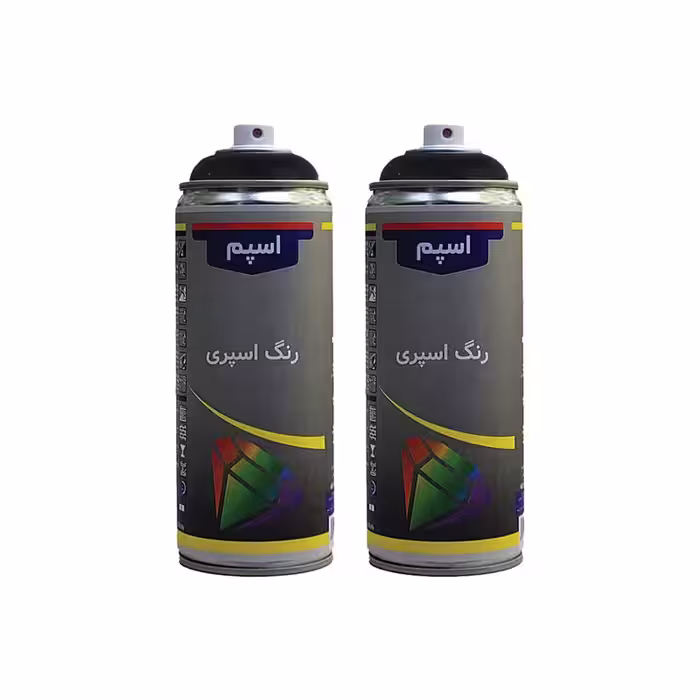 اسپری رنگ سفید  مات اسپم مدل sp حجم 300 میلی لیتر مجموعه 2 عددی