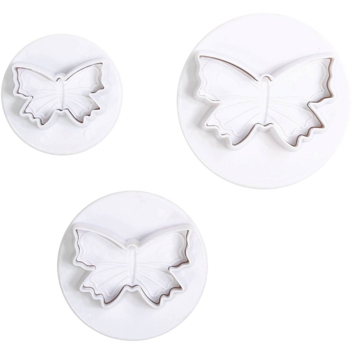 کاتر شیرینی پزی مدل پروانه مجموعه 3 عددی