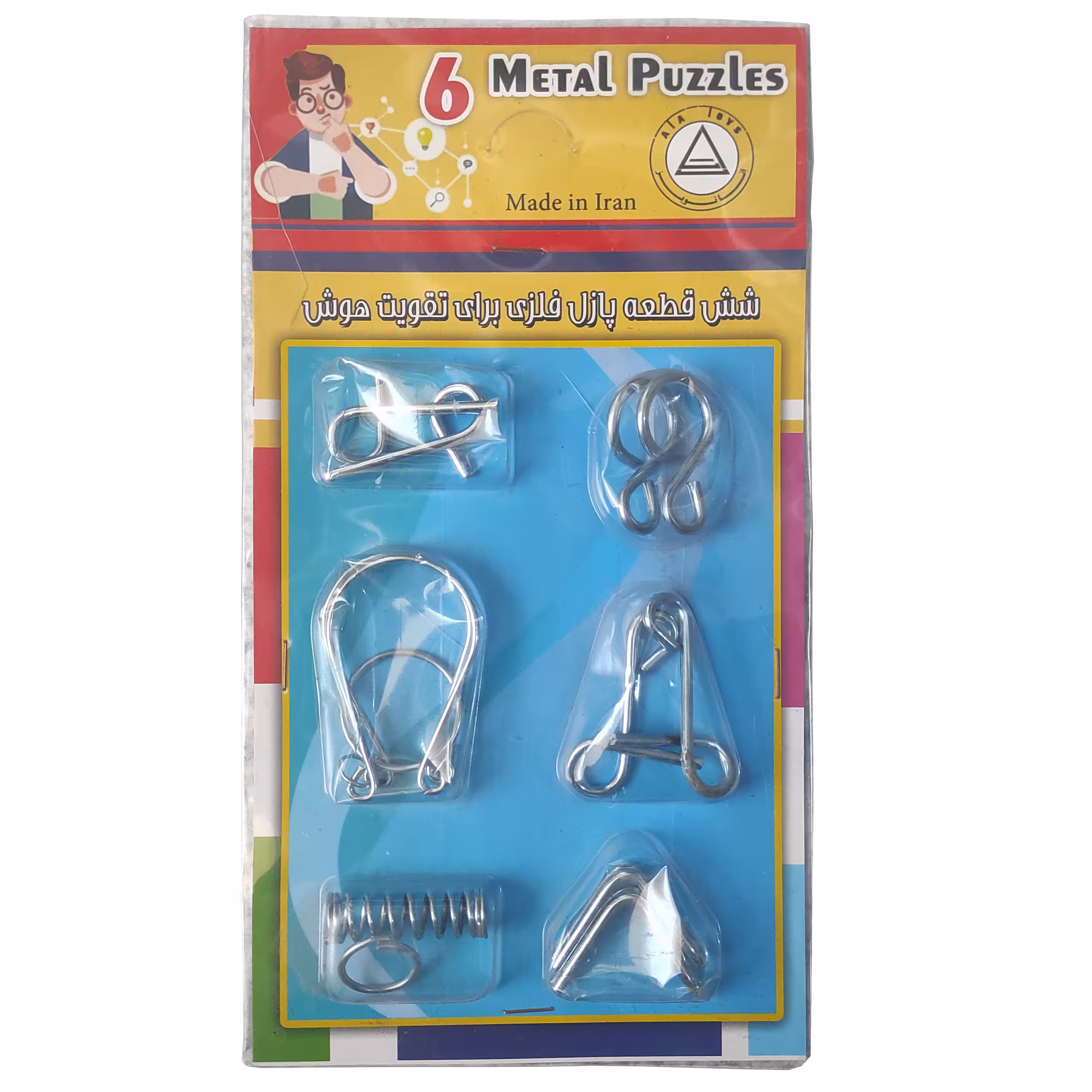 بازی فکری مدل پازل فلزی مدل Metal Puzzles کد 030