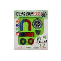 ست آهنربا و قطب نما دانش آموزی 6 قطعه