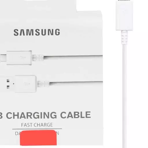 کابل شارژ اندروید Samsung مدل A5 - سفید NEW (باگارانتی)