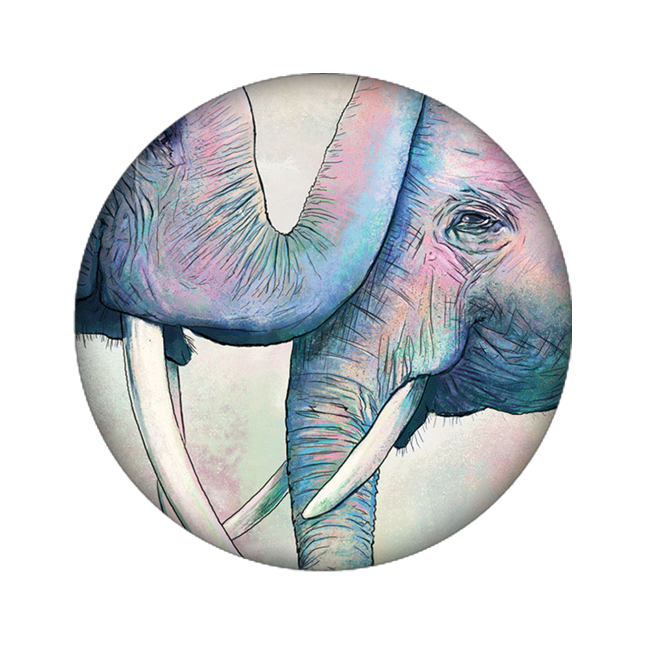 زیر لیوانی مدل فیل کد 119