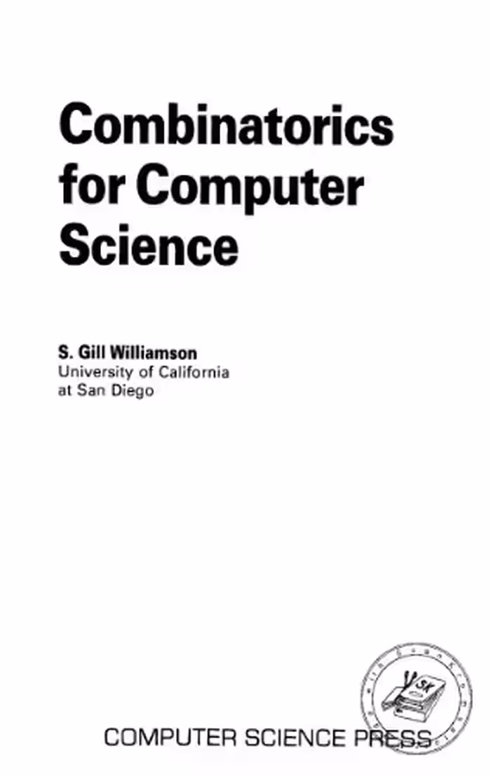 خرید و دانلود نسخه کامل کتاب Combinatorics for Computer Science