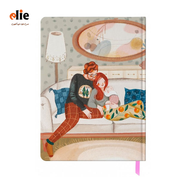 دفتر 120 برگ مسترنوت سایز رقعی طرح 43