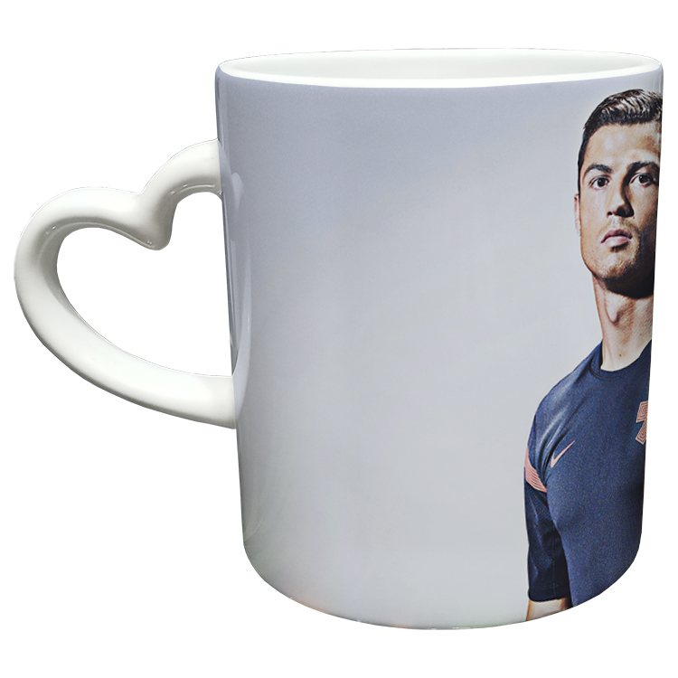 ماگ مدل دسته قلبی طرح رونالدو کد 153