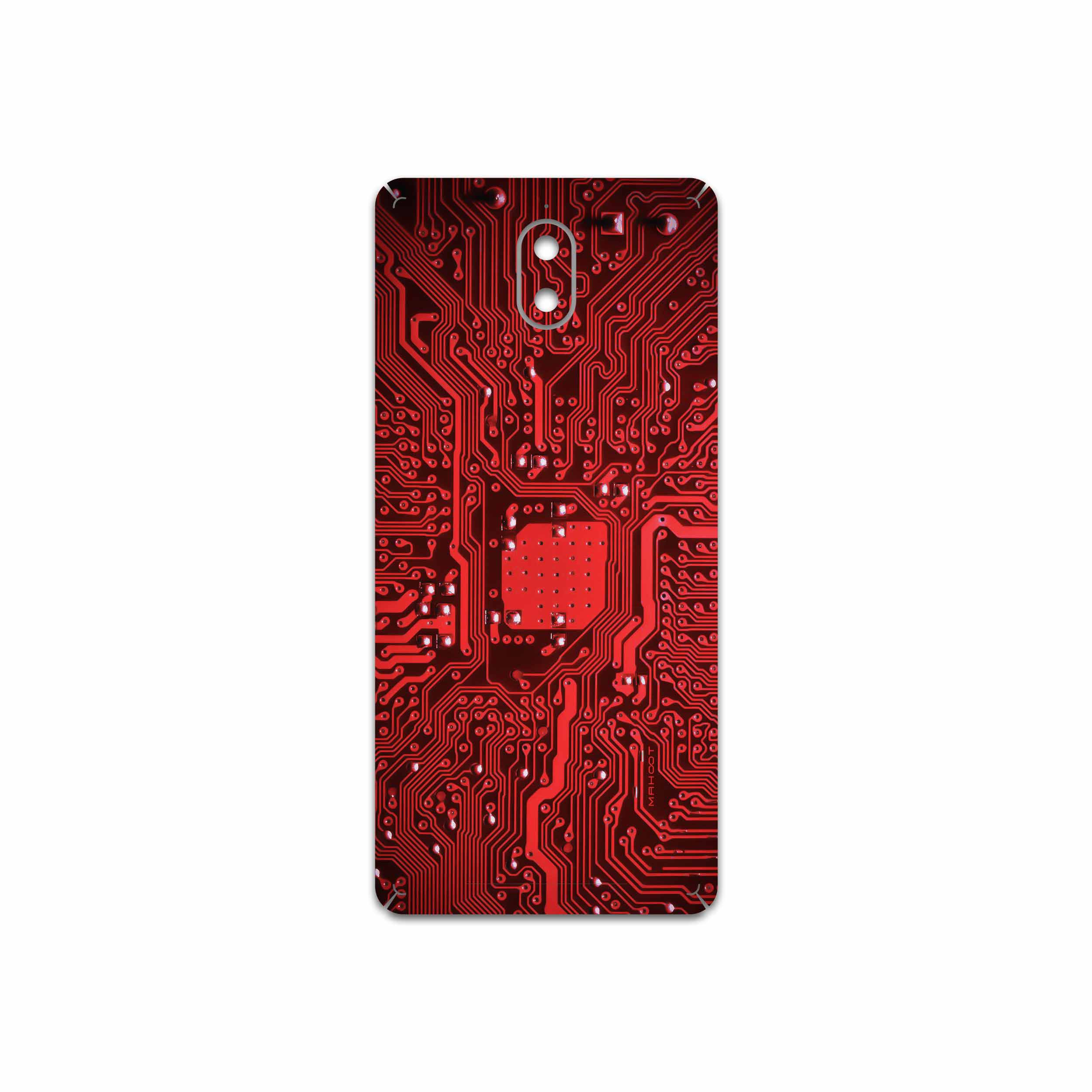 برچسب پوششی ماهوت مدل Red Printed Circuit Board مناسب برای گوشی موبایل نوکیا 3.1