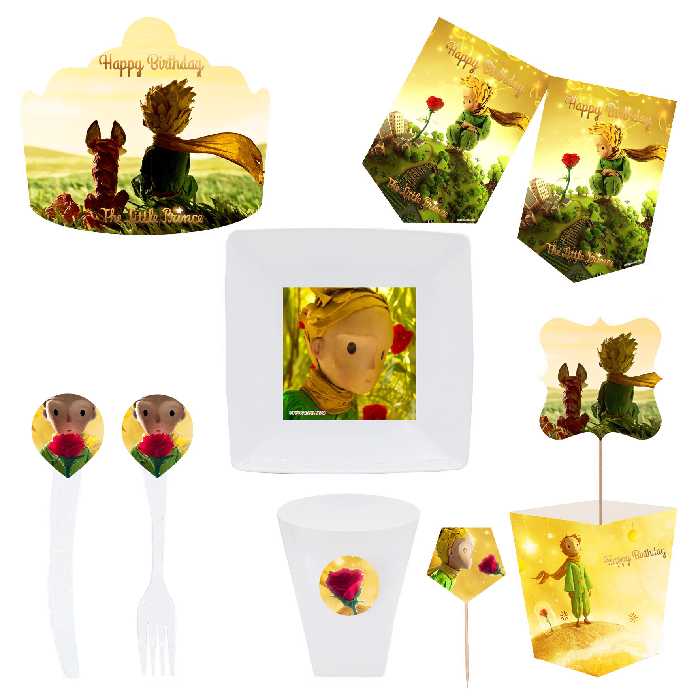  مجموعه 72 عددی تم تولد طرح شازده کوچولو