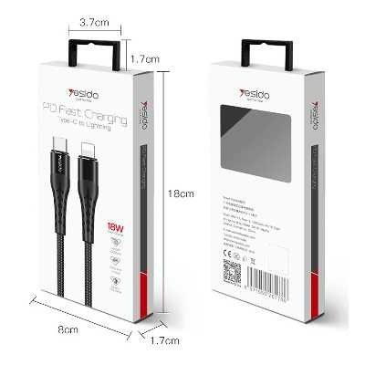 کابل USB-C به لایتنینگ یسیدو مدل CA-48 طول 1.2 متر