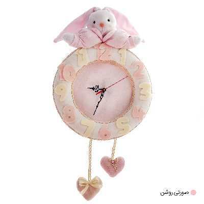 ساعت دیواری کودک نی نی سیس مدل خرگوش رابیت کد W/KH