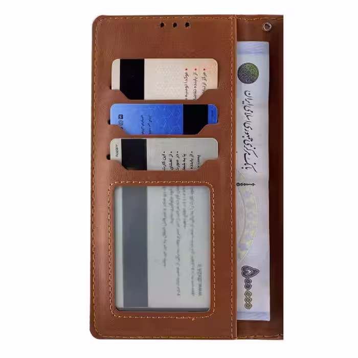 کیف کلاسوری مدل چرمی مناسب برای گوشی موبایل سامسونگ Galaxy S23 Ultra