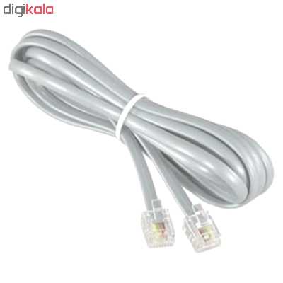 سیم تلفن کد TC-KN10M طول 10 متر 