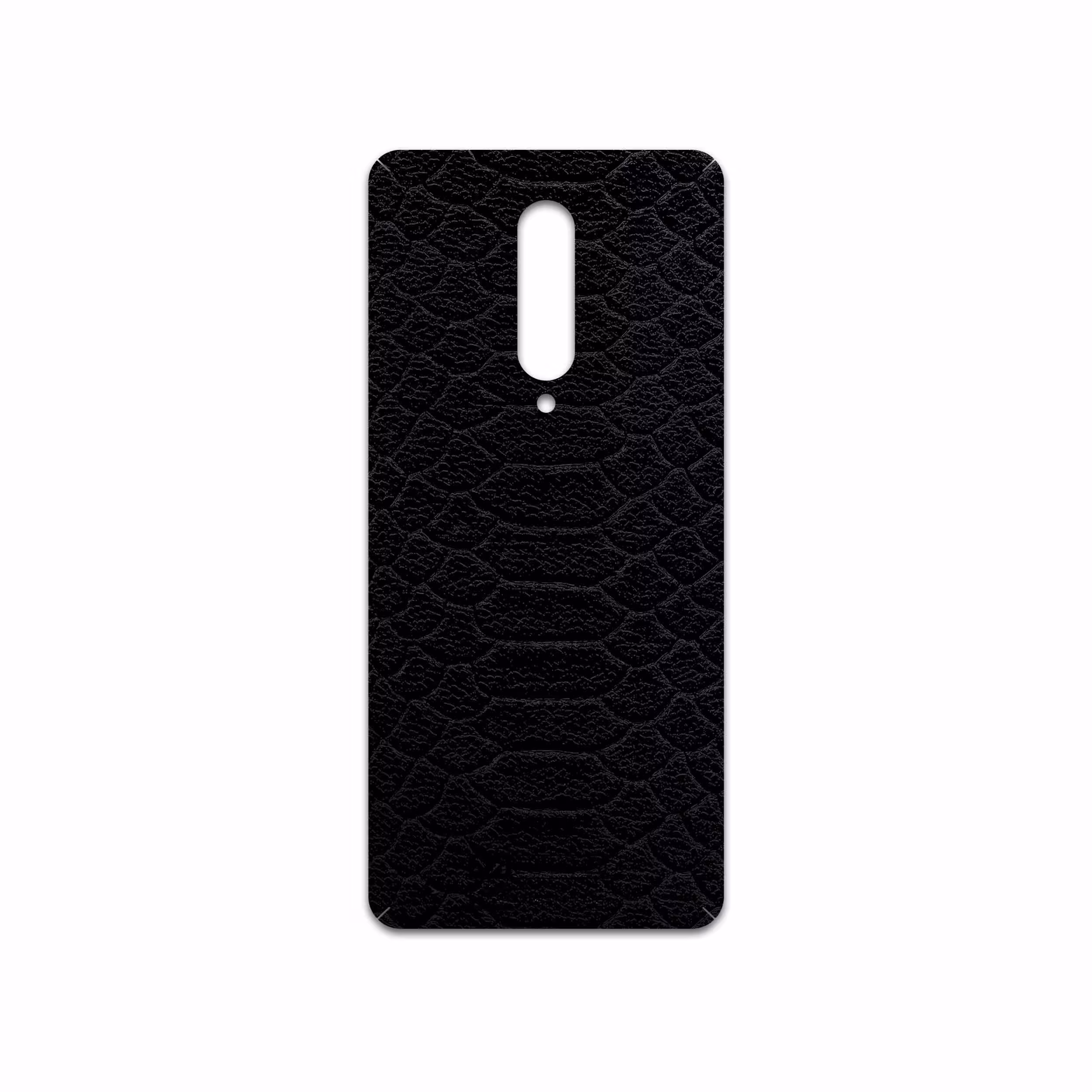 برچسب پوششی ماهوت مدل Black-Snake-Leather مناسب برای گوشی موبایل وان پلاس 8