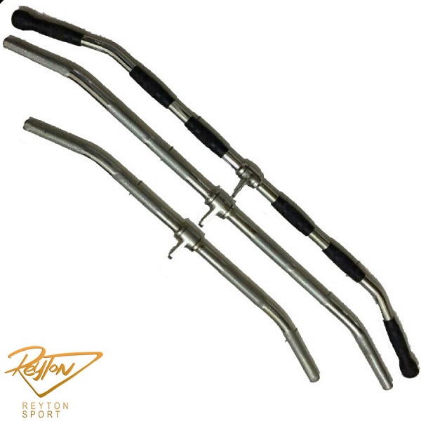 دسته لت دو سر خم بدون روکش