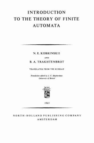 خرید و دانلود نسخه کامل کتاب Introduction to the Theory of Finite Automata