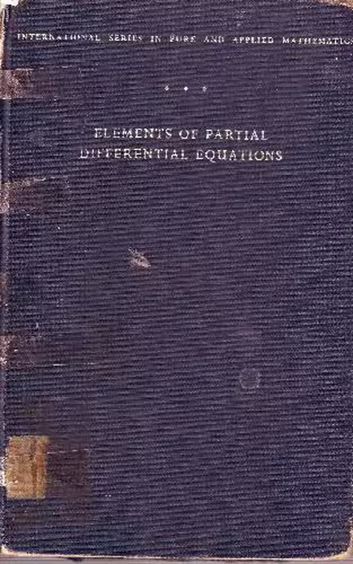 خرید و دانلود نسخه کامل کتاب Elements of partial differential equations