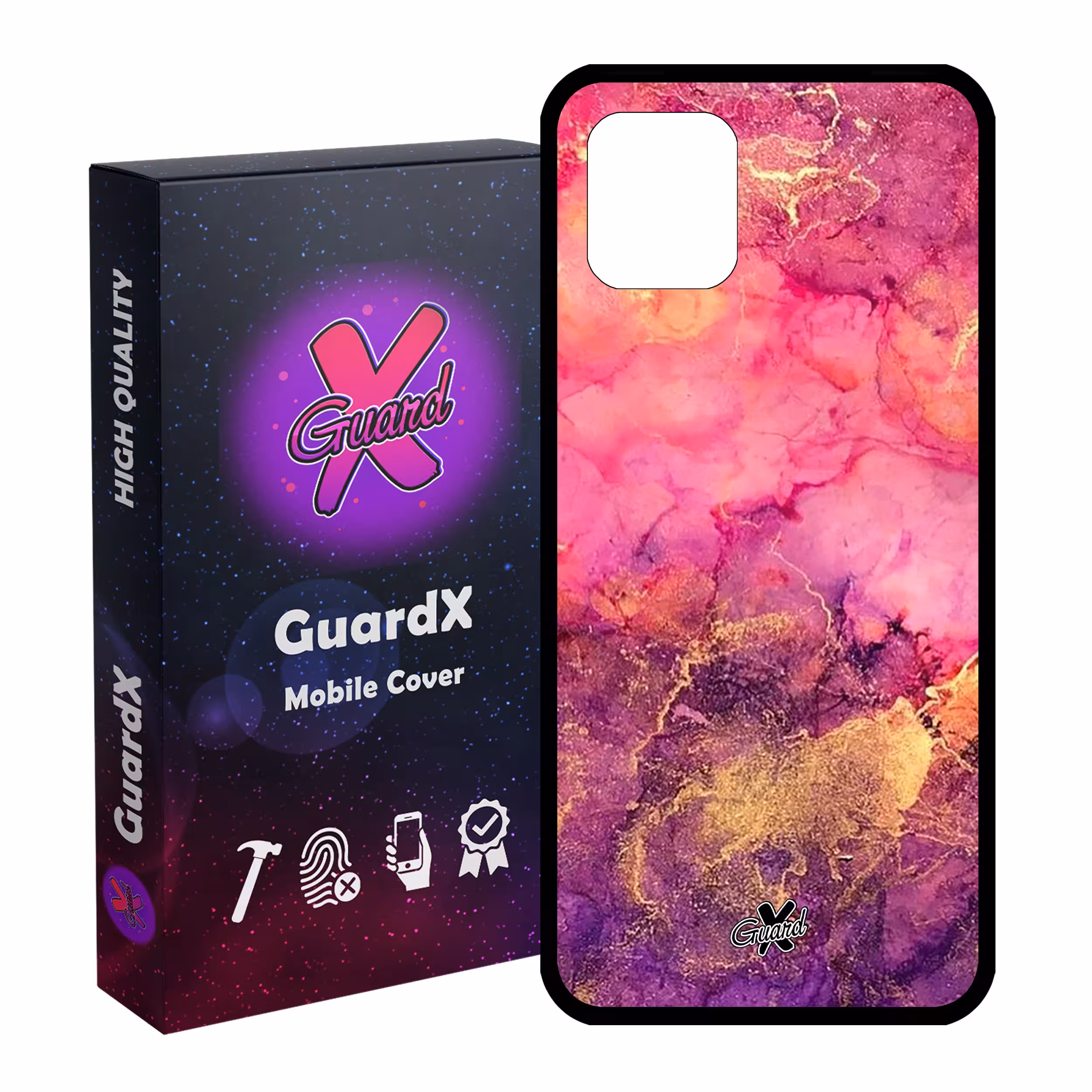 کاور گارد ایکس طرح ماربل مدل Glass10283 مناسب برای گوشی موبایل سامسونگ Galaxy Note 10 Lite