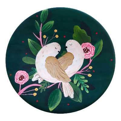 بشقاب دیوارکوب سفالی پیمو دیزاین مدل lve.G