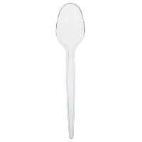 قاشق یکبار مصرف مدل Tak کد 001 بسته 100 عددی