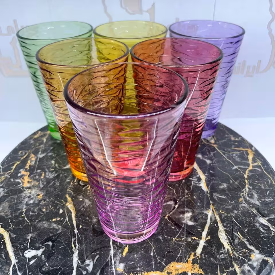 لیوان آبخوری زبرا رنگی(پس کرایه)