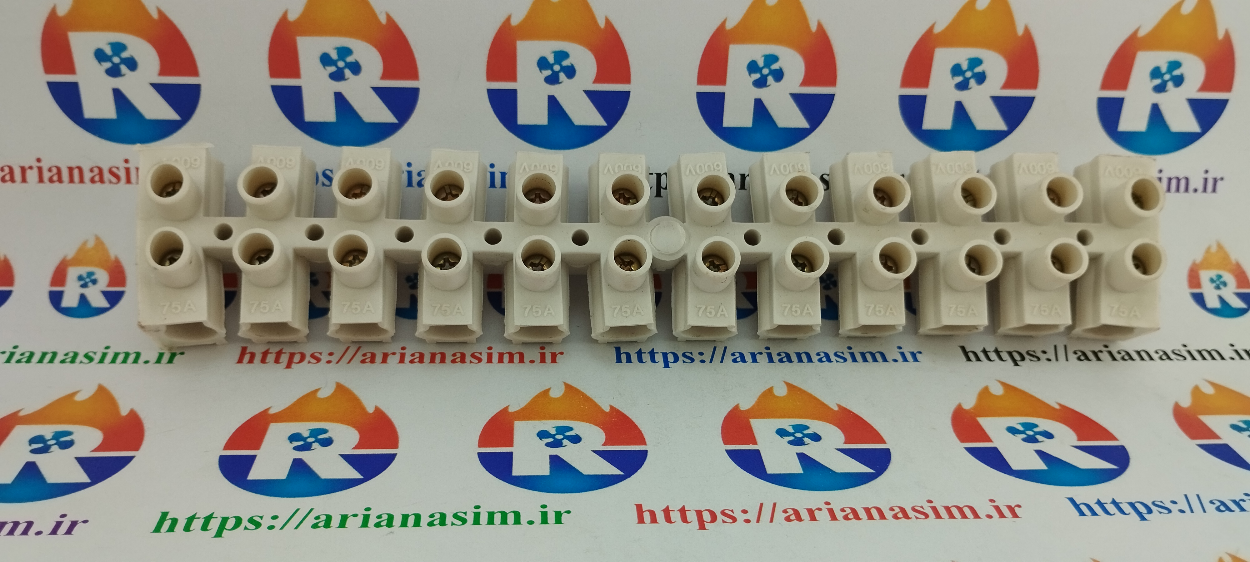 ترمینال ریلی و شاخه ای کابل برق درجه یک سایز 25 | آریا سیتی