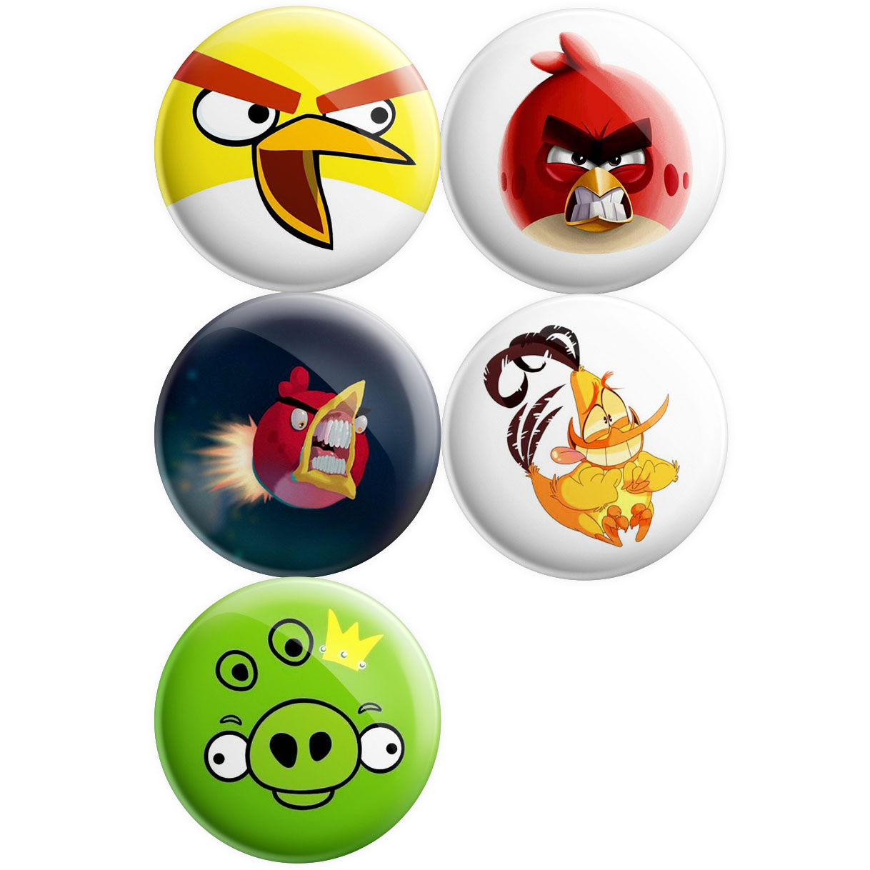 پیکسل پرمانه طرح پرندگان خشمگین انگری برد کد pmg5.12636 مجموعه 5 عددی