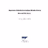 خرید و دانلود نسخه کامل کتاب System Administration Made Easy 4.6A/B: SQL Server by SAP Labs, Inc
