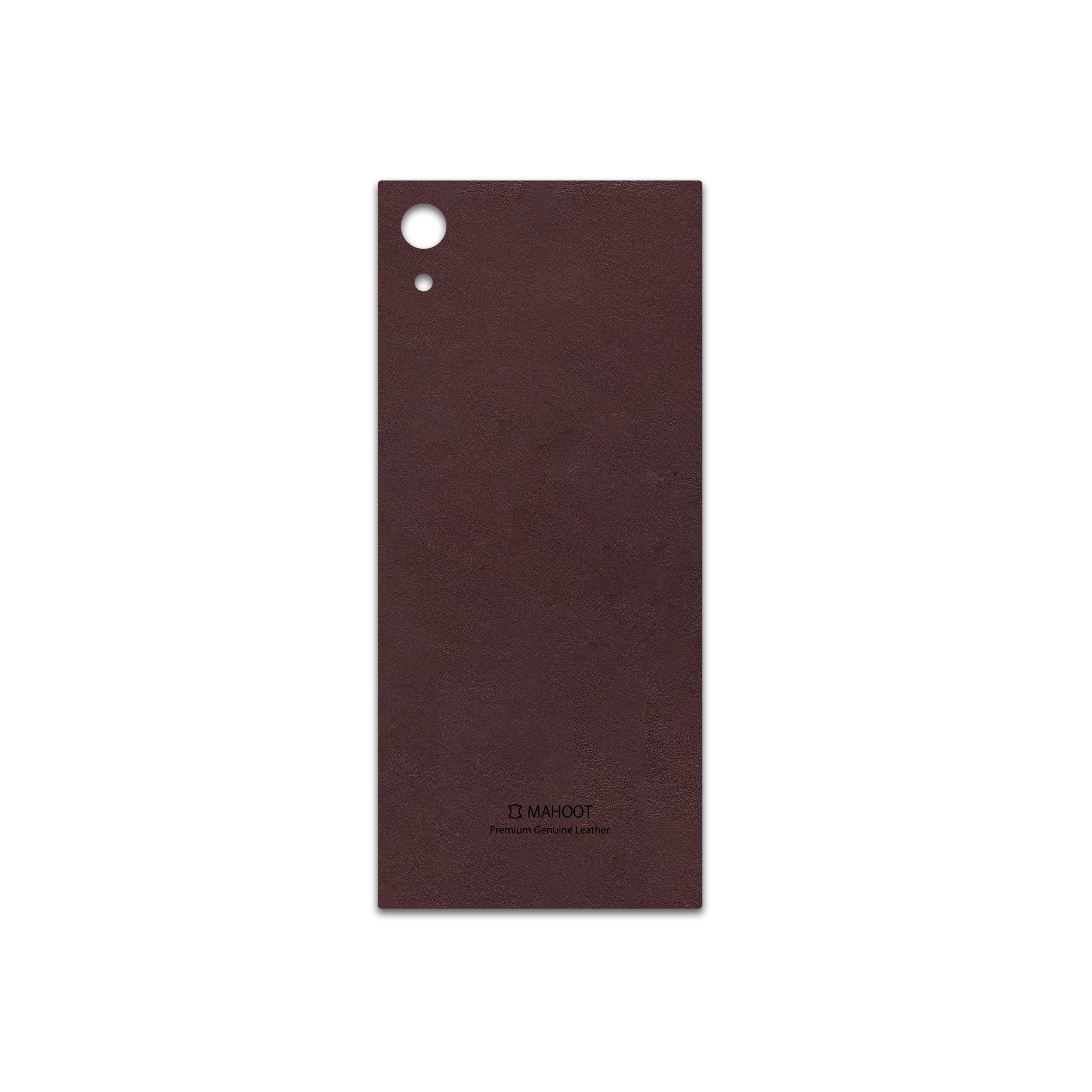برچسب پوششی ماهوت مدل Matte-Dark-Brown-Leather مناسب برای گوشی موبایل سونی Xperia XA1