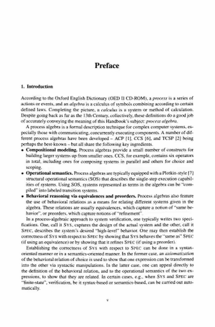 خرید و دانلود نسخه کامل کتاب Handbook of Process Algebra