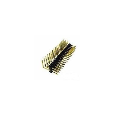پین هدر 2x40 نری رایت فاصله پایه 2 میلی smd