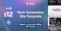Hub هاب قالب HTML چندمنظوره