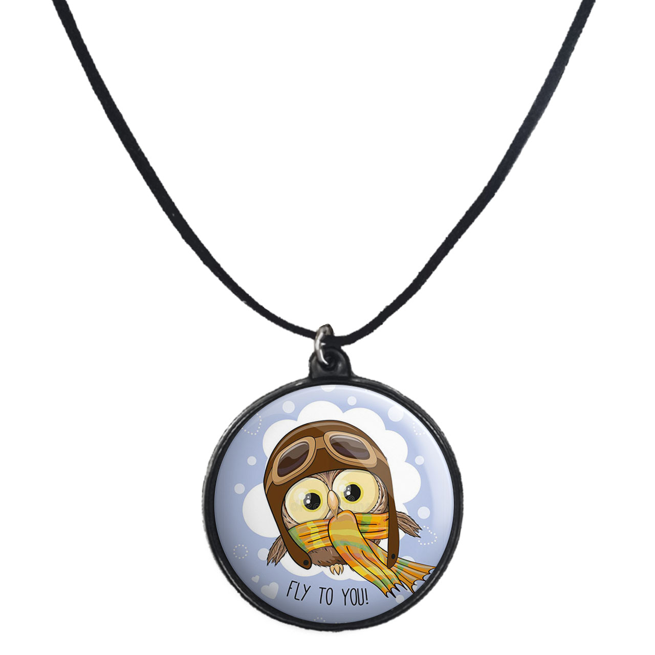 گردنبند پرمانه طرح حیوانات کیوت کد pmb.21463 مدل دو طرفه