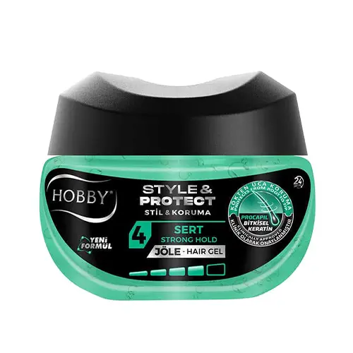ژل موي نگهدارنده قوي style &amp; protect شماره 4 هوبي 400 ميل