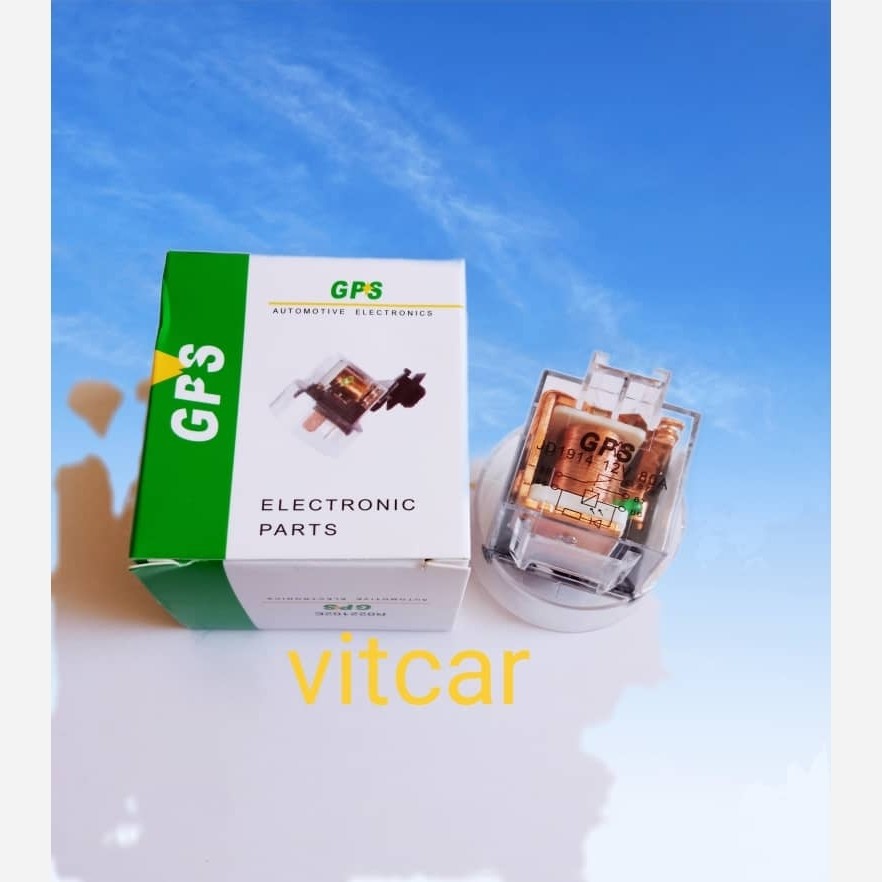 رله فن پژو 405 سمند 80آمپر شیشه ای ،چراغدار،ضد آب ویتکار