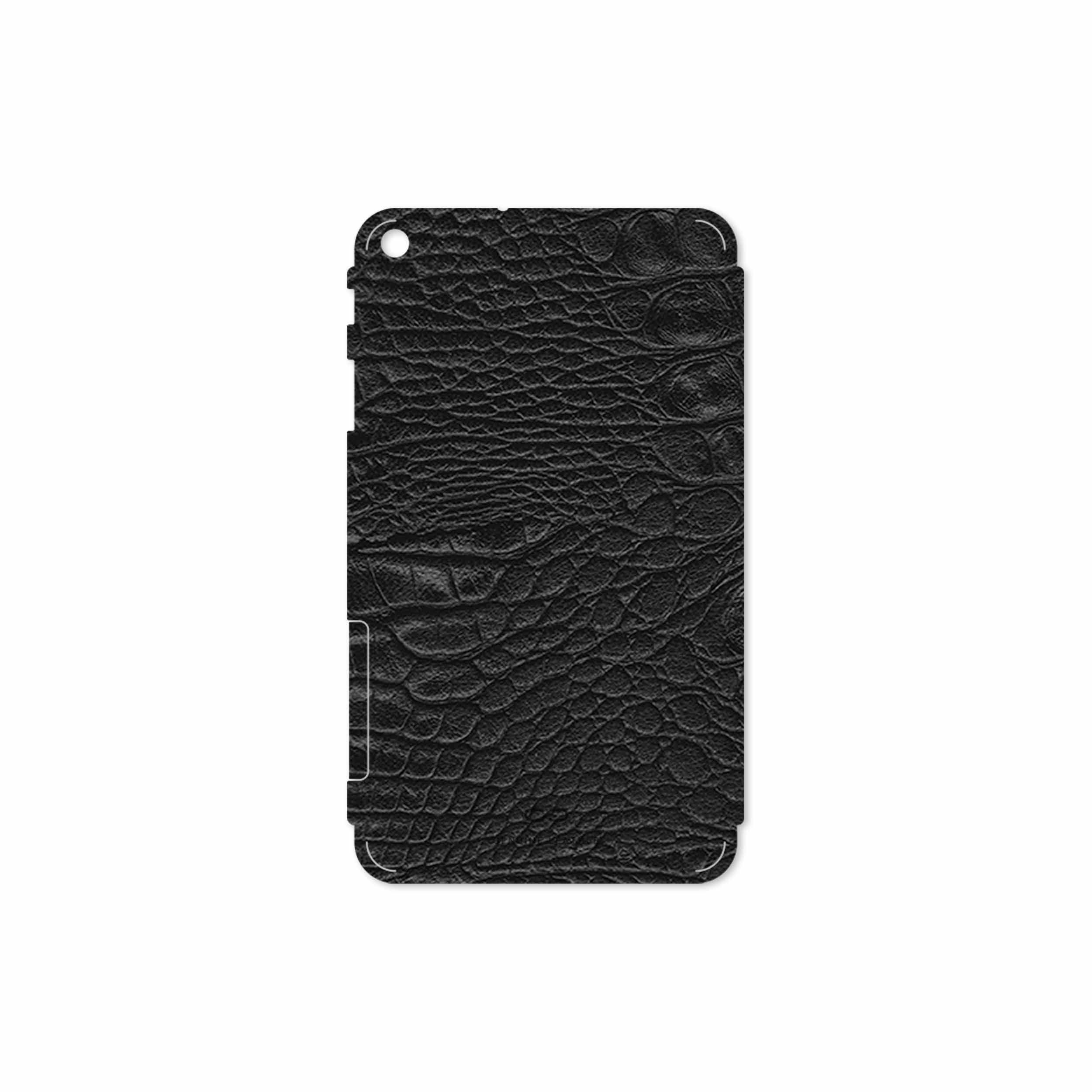 برچسب پوششی ماهوت مدل Black-Crocodile-Leather مناسب برای تبلت هوآوی Mediapad T1 7.0 2015