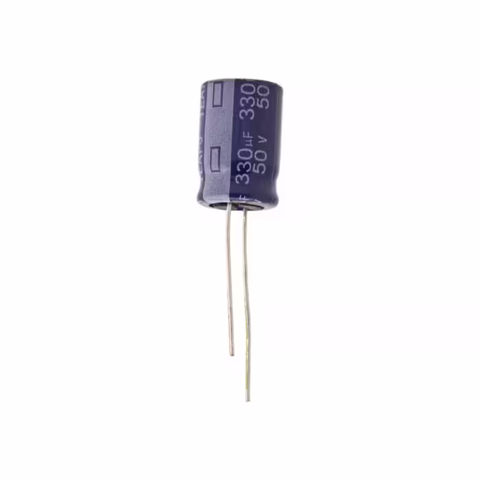 خازن الکترولیت 330 میکرو فاراد کد v بسته 5 عددی