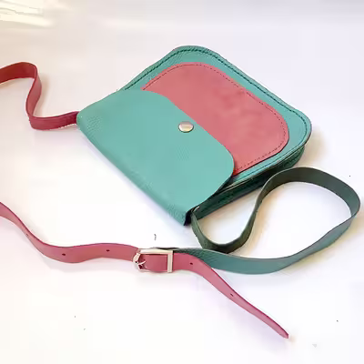 کیف رودوشی چرمی کد D23